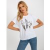 Biele tričko s potlačou