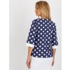 Námornícka blúzka s bodkami