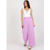 Svetlofialové letné široké nohavice