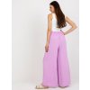 Svetlofialové letné široké nohavice