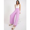 Svetlofialové letné široké nohavice