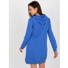 Modré mikinové šaty