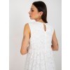 Biele krajkové midi šaty