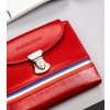 Peterson Červená dámska malá kožená peňaženka Y160