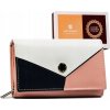 Peterson Trojfarebná hladká dámska kožená peňaženka Y166