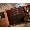 Peterson hnedá kožená peňaženka W029