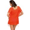 Oranžová plážová tunika na plavky Kaya Gerbera