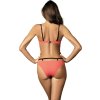 Svetlokoralové push-up bikiny Nathalie Coral