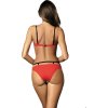 Červené push-up bikiny Nathalie Hot Spice