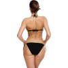 Zelené bikiny s čiernym lemovaním Janette Erba