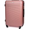 SOLIER ružový škrupinový kufor veľ. L