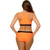 Oranžové bikiny s čiernym pruhom Tuen