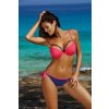 Ružovo-fialové push-up bikiny Virginia Baltimora-Psycho