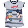 Sivé pruhované chlapčenské body Disney Baby Mickey Mouse