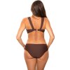 Hnedé push-up bikiny Amina
