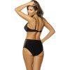 Čierne push-up bikiny so sieťovinou Martha Nero