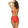 Červené push-up bikiny so sieťovinou Martha Vitamina