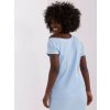 Svetlomodré tričko s krátkym rukávom