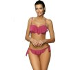 Ružové bikiny s volánom Meredith Rose Pink