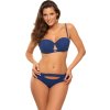 Tmavomodré bikiny s prestrihmi Amiri