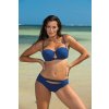 Tmavomodré bikiny s prestrihmi Amiri