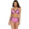 Ružové bikiny s vysokým spodkom Verona Hollywood