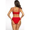 Červené basic bikiny Rachela Red Carpet (Veľkosť 36/S)