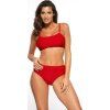 Červené basic bikiny Rachela Red Carpet (Veľkosť 36/S)