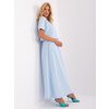 Svetlomodré maxi šaty