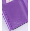 Peterson Fialová malá kožená peňaženka Y258