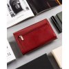 Peterson Červená hladká kožená peňaženka Y317