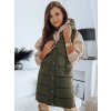 (Veľ. XL) Khaki vesta s kapucňou NOELIA (Veľkosť XL)
