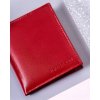 Peterson Malá červená kožená peňaženka Y345