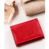 Peterson Červená malá kožená peňaženka Y394
