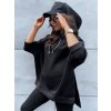 Čierna súprava s oversize mikinou LUNAR LUXE