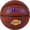 Hnedá basketbalová lopta Wilson Team Alliance Los Angeles Lakers Ball