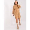 Béžové pletené šaty