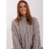 Sivé svetrové šaty