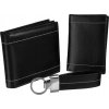 4U Cavaldi čierna sada s peňaženkou a púzdrom na karty B038