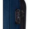 Solier Tmavomodrý textilný kufor veľ. L