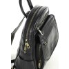 MARCO MAZZINI Čierny dámsky kožený batoh (Veľkosť ONE SIZE)