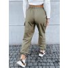 Khaki cargo nohavice ALBUS