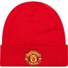 Červená pánska čiapka New Era Core Cuff Beanie Manchester United FC Hat (Veľkosť ONE SIZE)