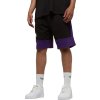 Čierno-fialové kraťase New Era NBA Colour Block Short Lakers