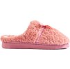 Teplé ružové dámske šľapky