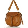 Marco Mazzini camel kožená kabelka (Veľkosť ONE SIZE)