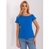 Modré tričko s krátkym rukávom