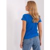 Modré tričko s krátkym rukávom