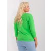 Zelené tričko s 3/4 rukávom