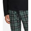 Čierno- zelené kárované pánske pyžamo